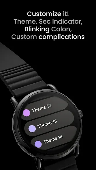 OS 3 Digital: Watch face screenshot 3