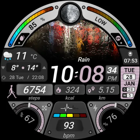 Rainbow Weather - Watch Face screenshot 30