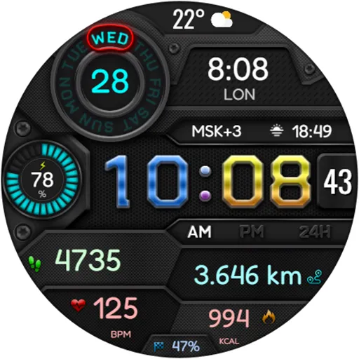 DIGI VIDAMOL WS25 Watch face screenshot 21