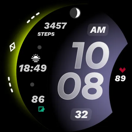 Eclipse: Digital Watch Face screenshot 25