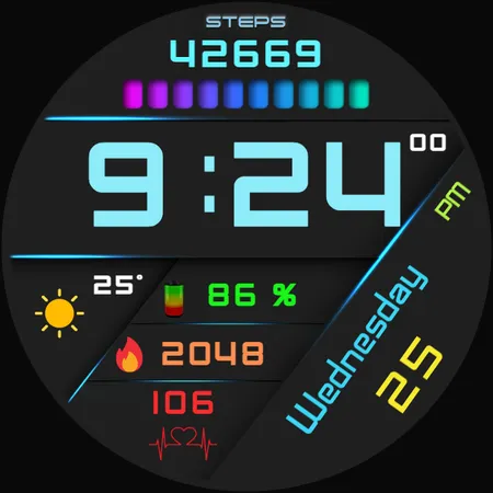 Sydney Digital Watch Face screenshot 40