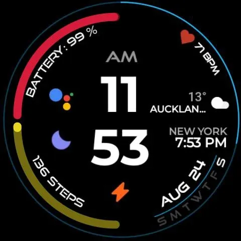 Night ver 27 - watch face screenshot 23