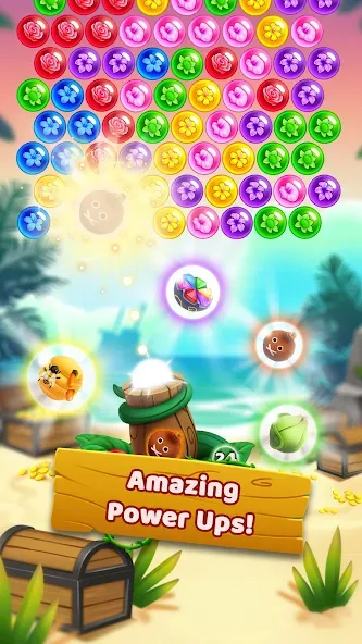 Bubble Shooter Flower Blossom screenshot 2