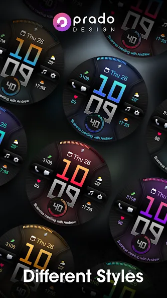 PRADO 78 Digital Watch Face screenshot 6