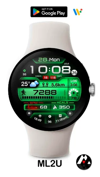 ML2U 247 Watch Face screenshot 15
