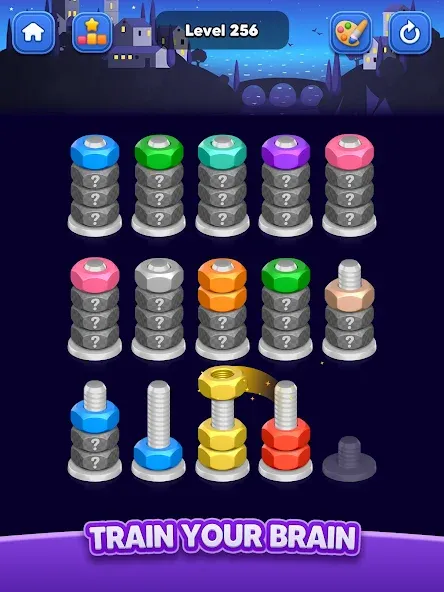 Nut Sort: Color Match Game screenshot 10