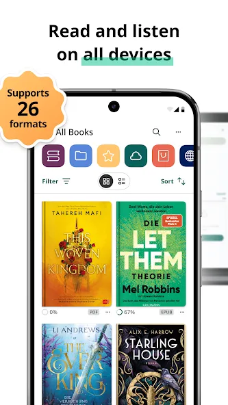 PocketBook reader - EPUB, PDF screenshot 1