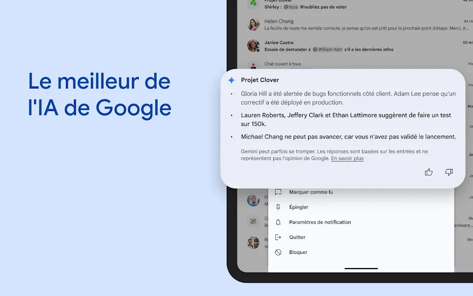 Google Chat screenshot 10