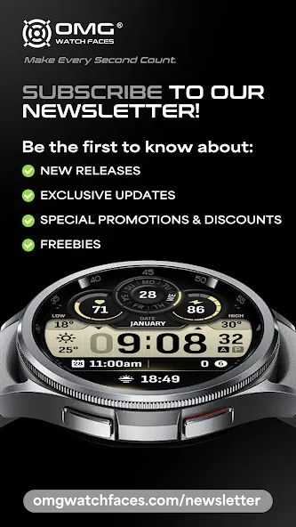 OMG 433 - Active Digital Watch screenshot 8