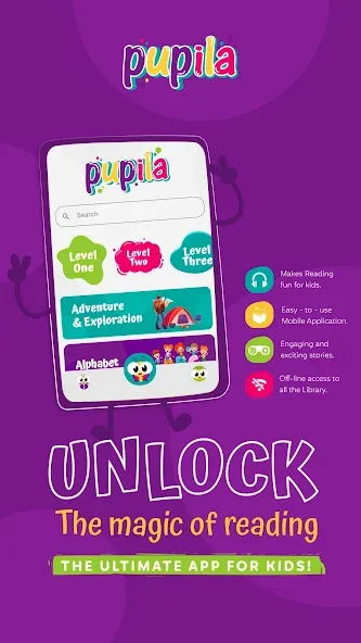 Pupila Kids Books & Stories screenshot 1