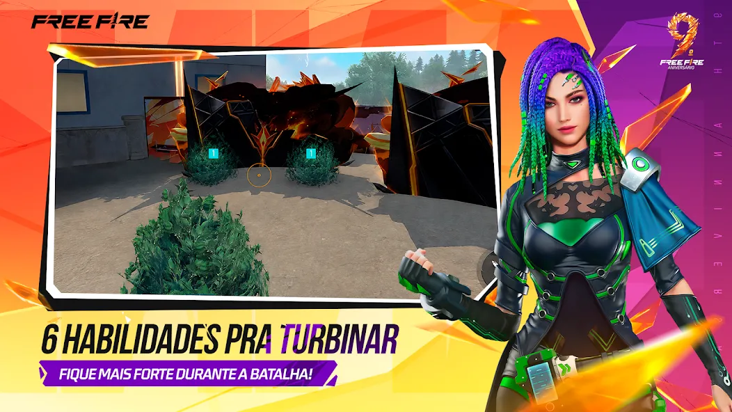 Free Fire: 9º Aniversário screenshot 5
