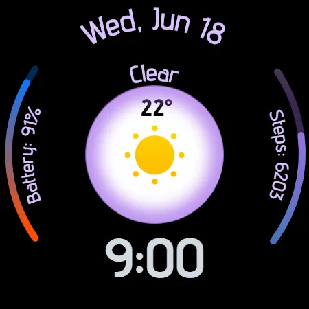 Digital Watchface D10 screenshot 27