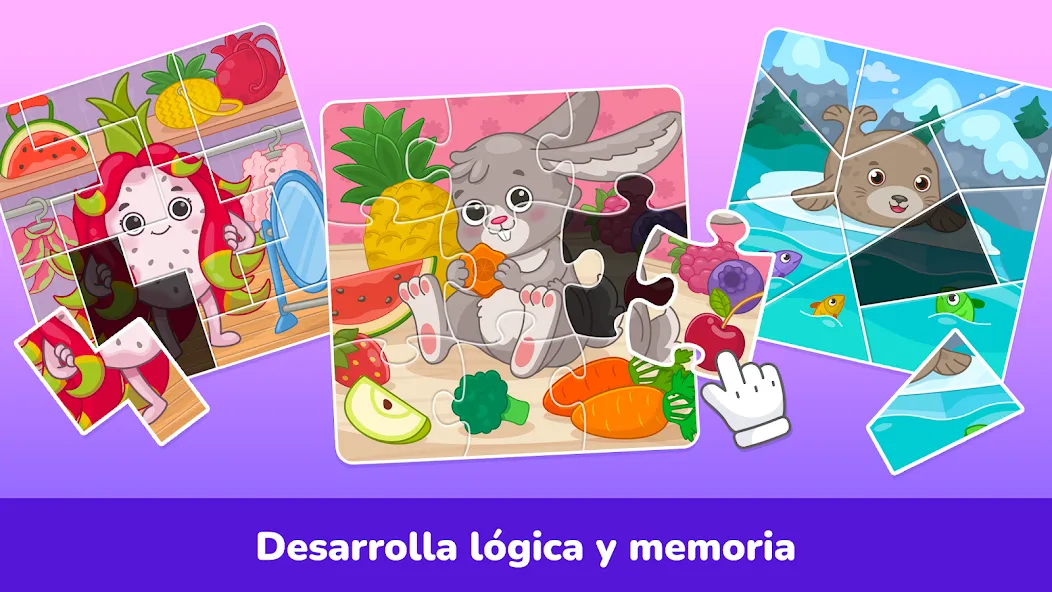 Puzzles: juegos para niños 3+ screenshot 2