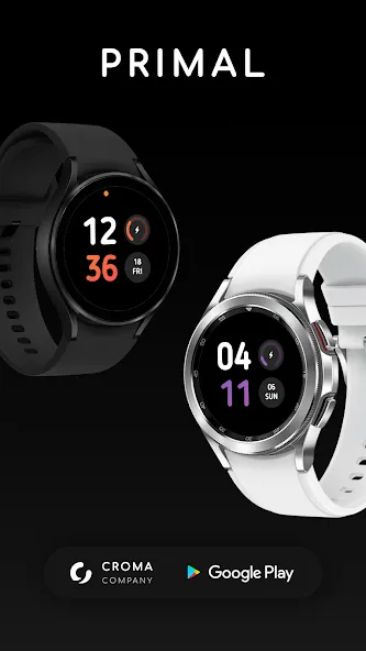 Primal Watch Face for Wear OS screenshot 1