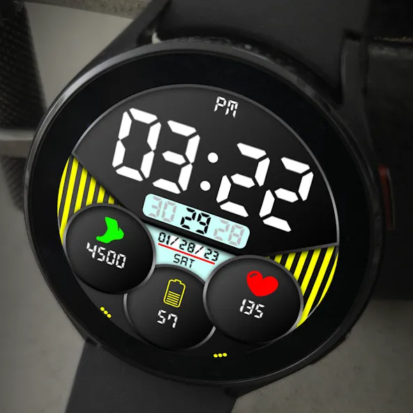 Key018 Digital Watch Face screenshot 8
