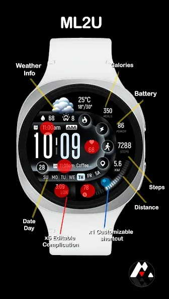 ML2U 281b Tactical Sport Watch screenshot 2