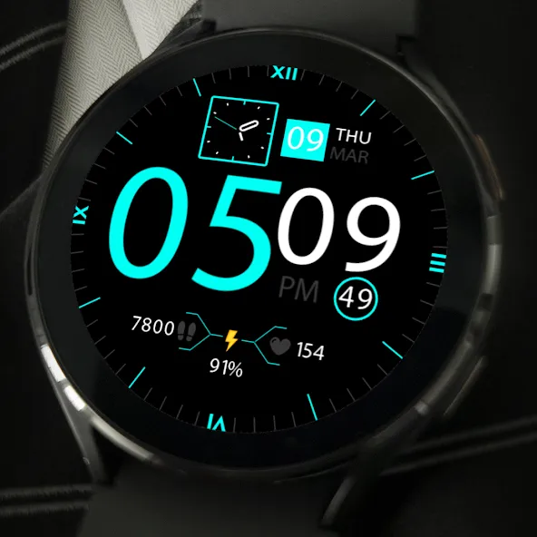 Key033 Hybrid Watch Face screenshot 6