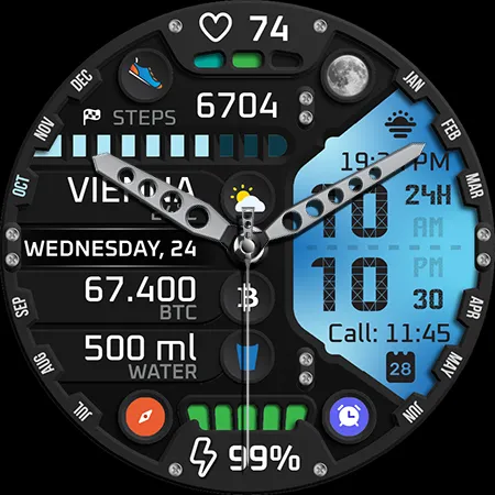TimeCast Full Watch Face screenshot 9