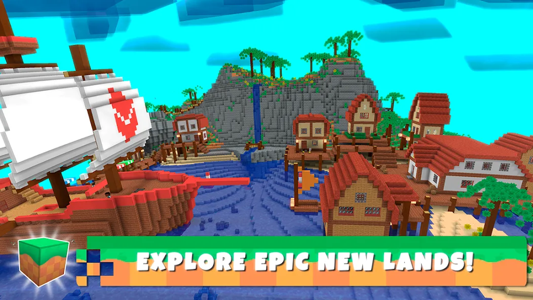 Crafty Lands: Build & Explore screenshot 2