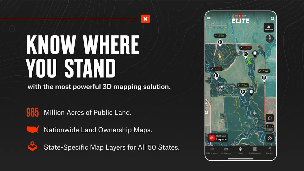 onX Hunt: Offline Hunting Maps screenshot 1