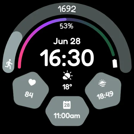 Digital Watchface D8 screenshot 28