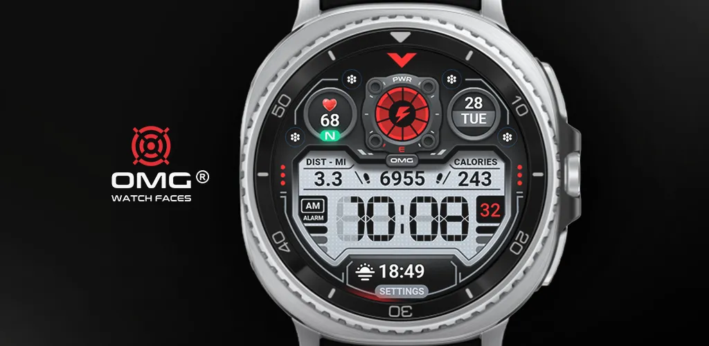 OMG 331 Retro Digital Watch screenshot 1