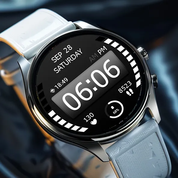 Key WF47 Digital Watch Face screenshot 8