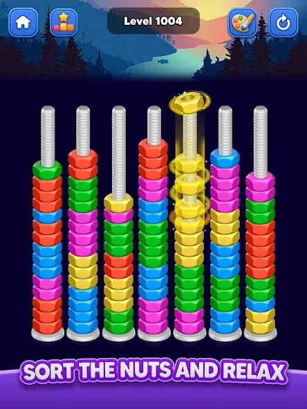 Nut Sort: Color Match Game screenshot 8