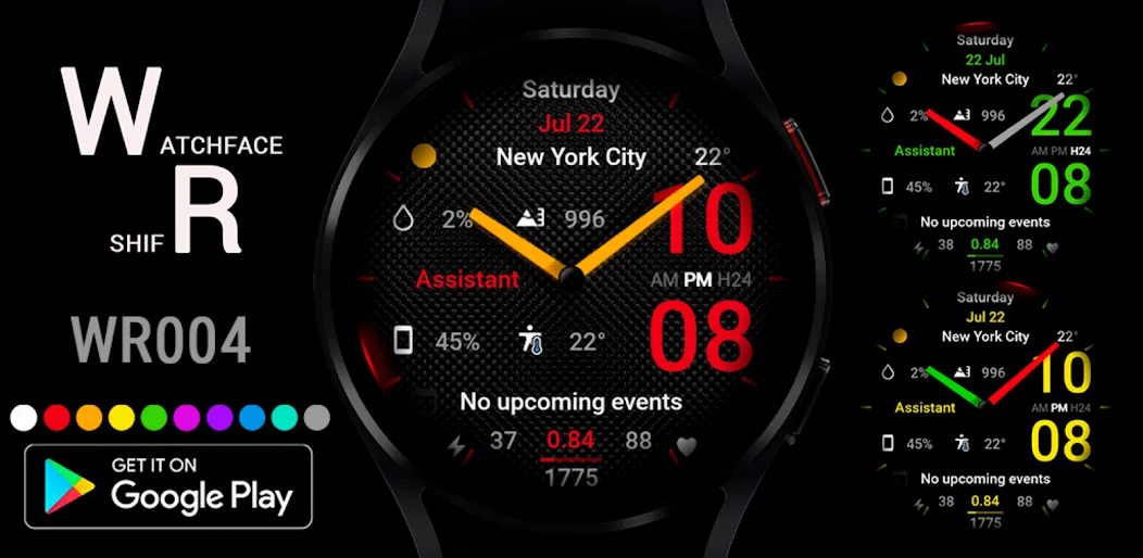 WR 004 Hybrid Watch Face screenshot 1