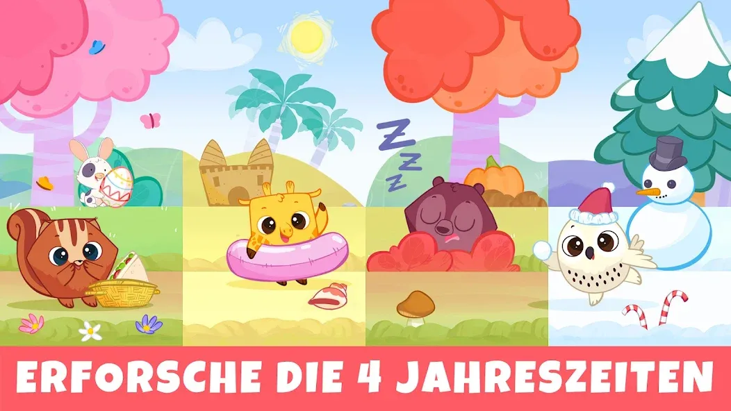 Jahreszeiten Spiele für Kinder screenshot 1