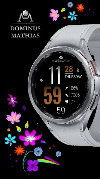 DM043 Digital Watch Face screenshot 4