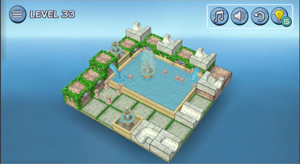 Flow Water Fountain Puzle 3D screenshot 12