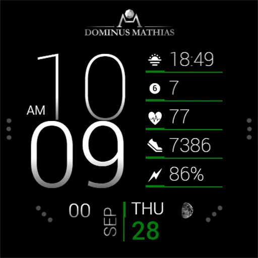 DM041 Digital Watch Face screenshot 7