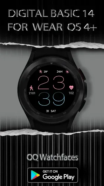 Digital Basic 14 Wear OS 4+ screenshot 3