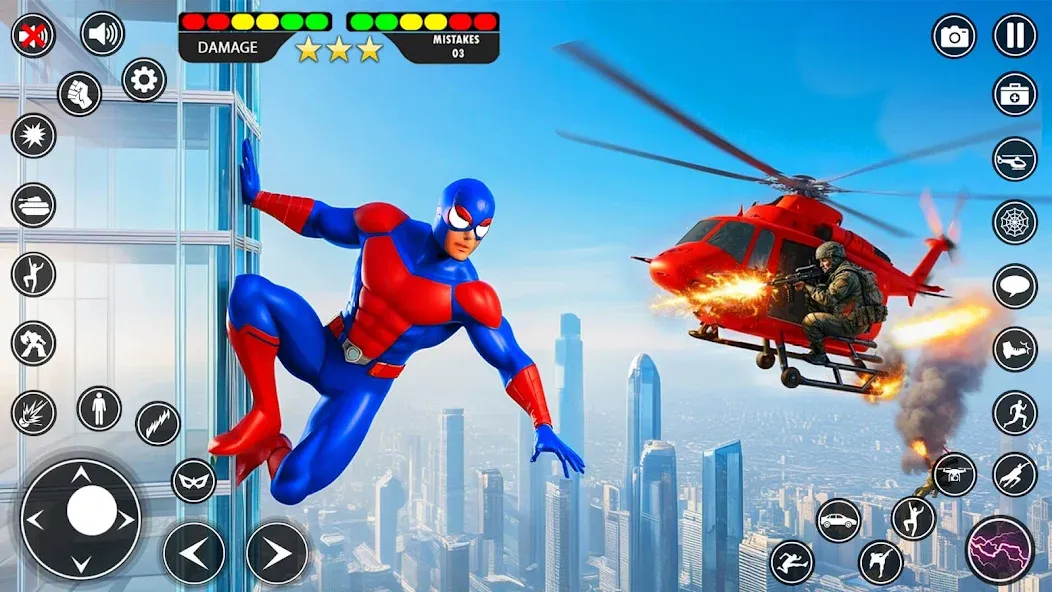Spider Rope Hero City Rescue screenshot 2