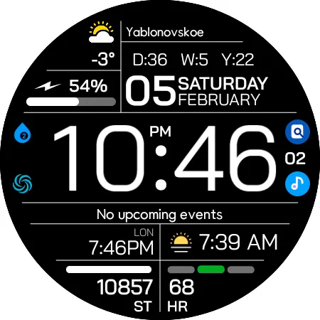 Chester Inform watch face screenshot 19