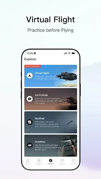 DJI Store - Try Virtual Flight screenshot 1