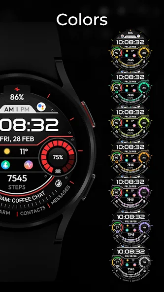 TVV Workout 3 Watch Face screenshot 2