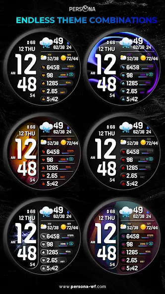PER38 Digital Watch Face screenshot 5