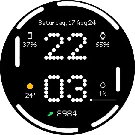 GRBL Nothing 2 Glyph Watchface screenshot 19