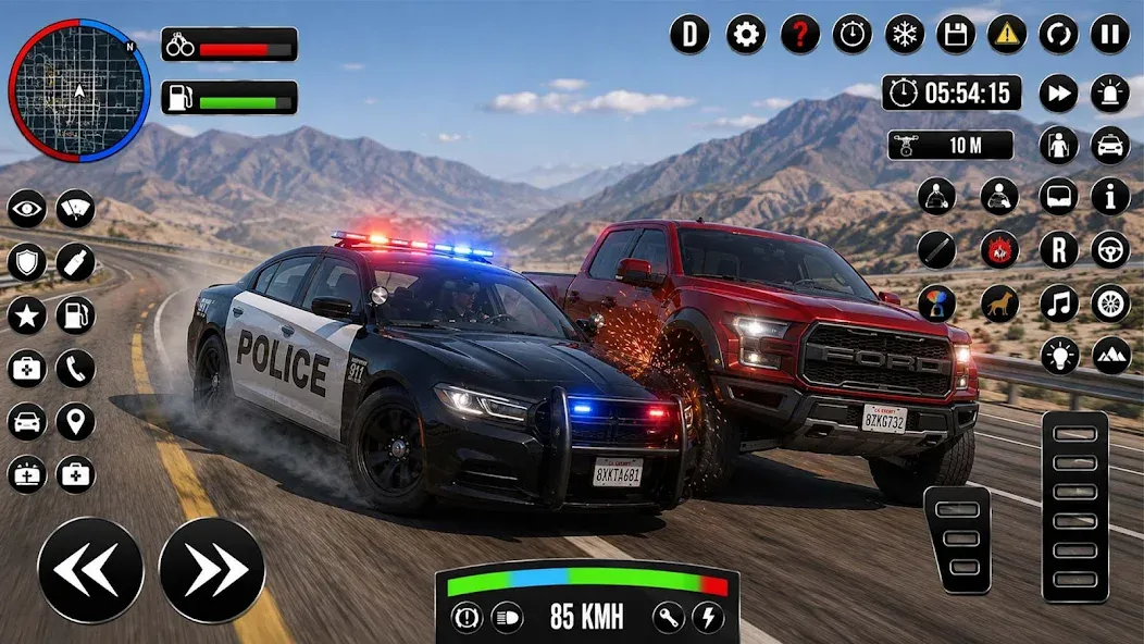 Police Car Speed Chase Sim 3D screenshot 5
