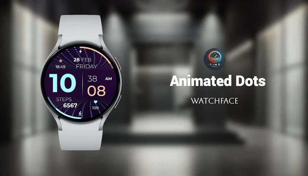 Animated Dots Watch Face screenshot 1