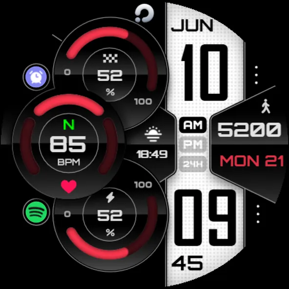 PRADO X75 Digital Watch Face screenshot 9