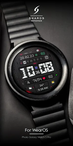 SH089 Watch Face, WearOS watch screenshot 2