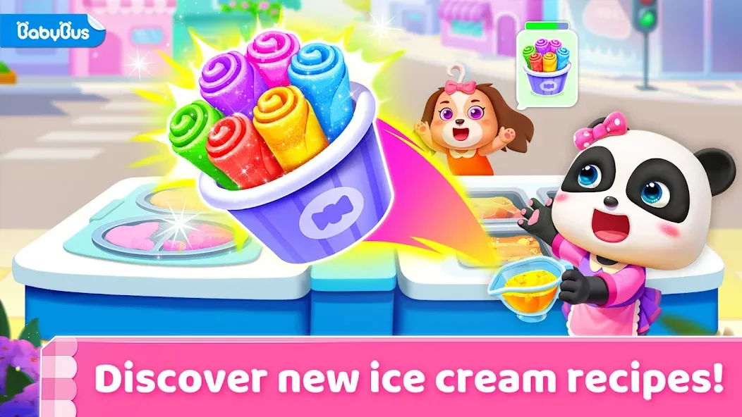 Little Panda's Ice Cream Games screenshot 1
