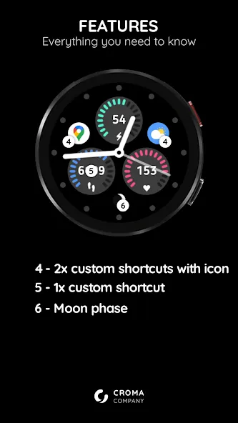Evolution Watch Face Wear OS screenshot 3