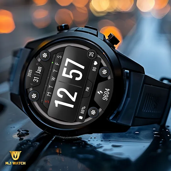 MJ166 Clean Digital Watch screenshot 6