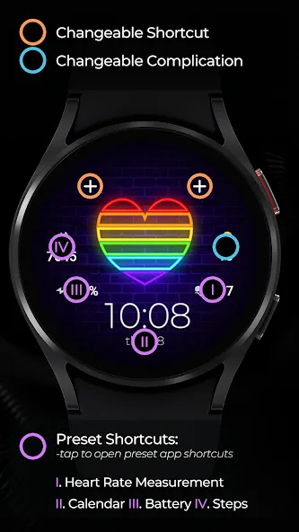 TVV Pride 4 Digital Watch Face screenshot 5