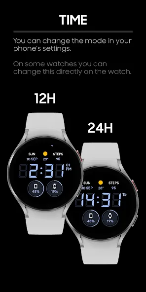 JHW Digital Bits 4: Watch face screenshot 5
