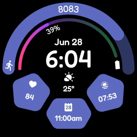 Digital Watchface D8 screenshot 22